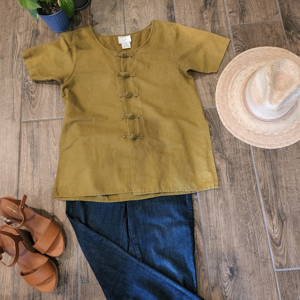 Vintage linen tunic